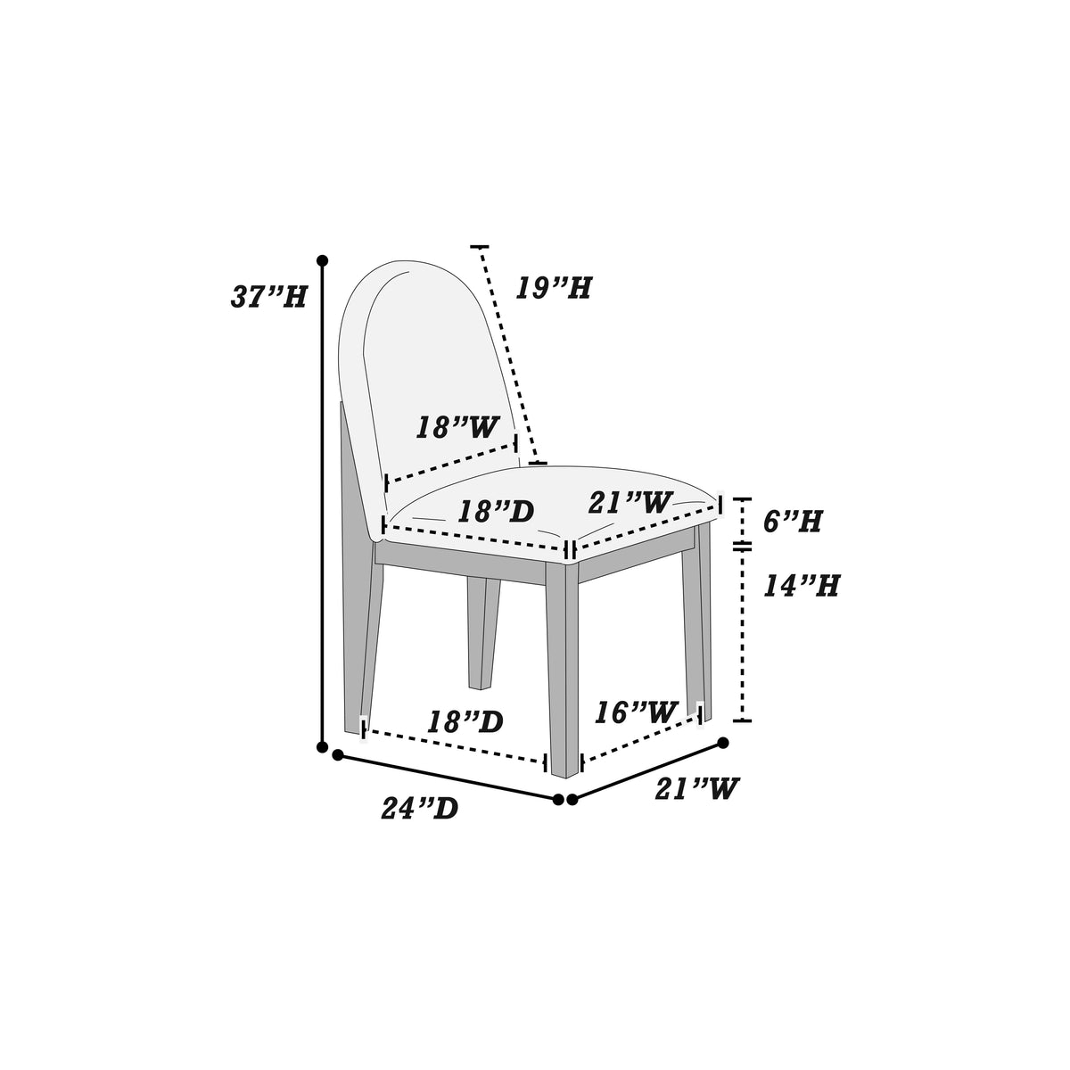 4-Seats Dining Set