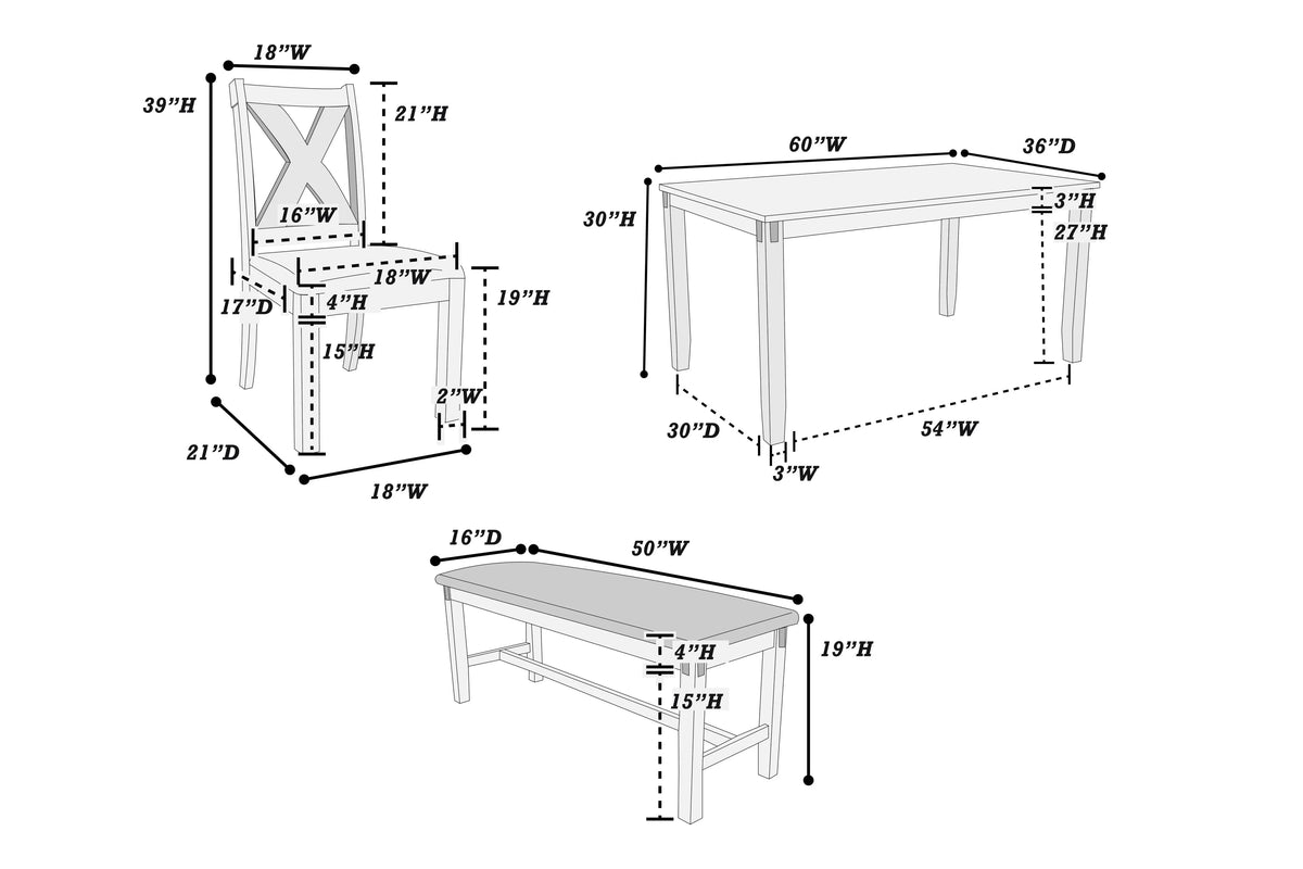 6-Seats Dining Set