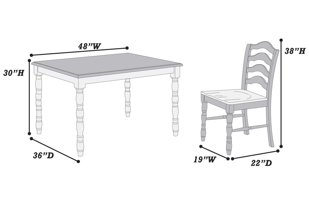 4-Seats Dining Set