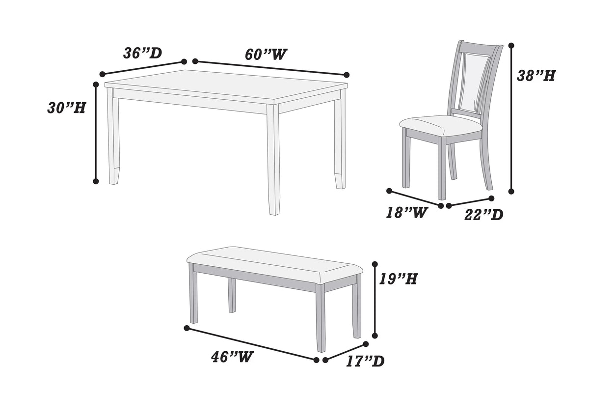6-Seats Dining Set