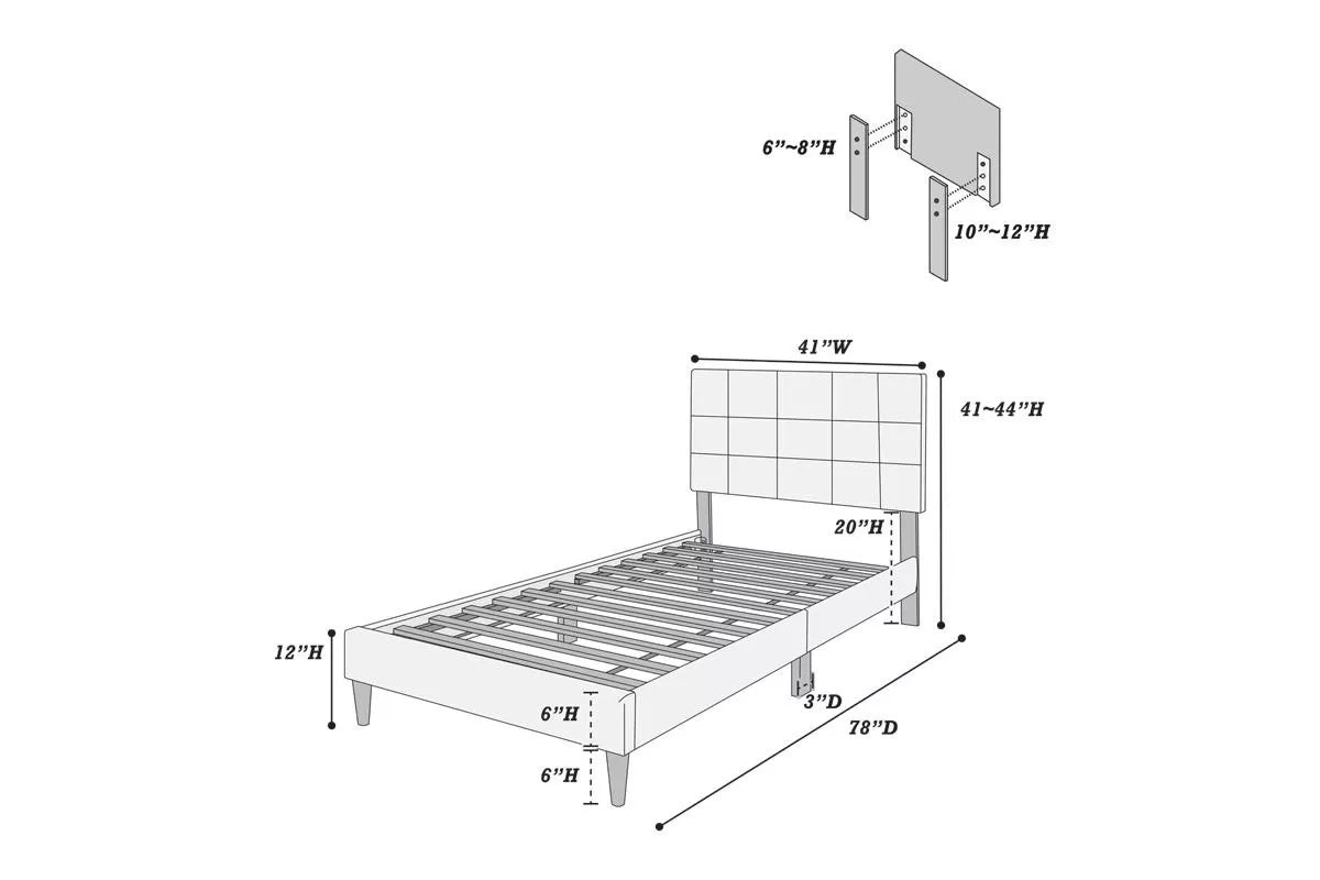 Twin/Full Size Bed