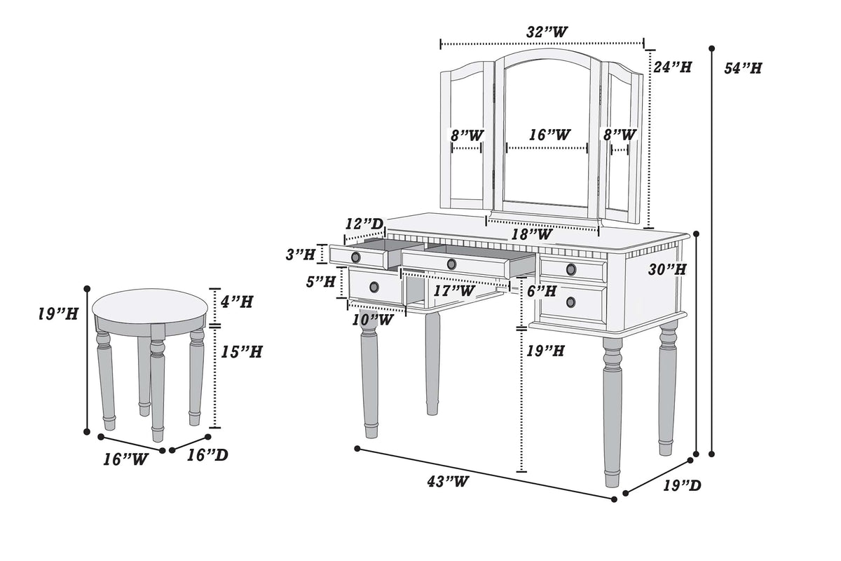 Vanity Set