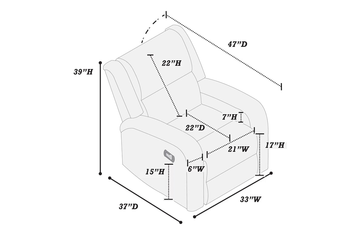 Manual Mechanism Single Recliner