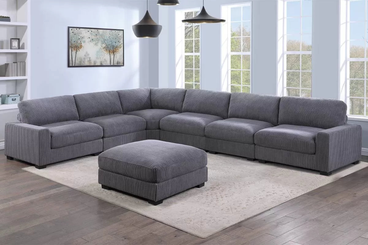 6 to 7-Pieces XL Modular Sectional Sofa Set