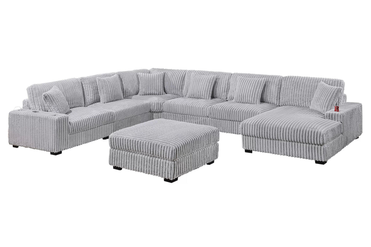 6 to 7-Pieces XL Modular Sectional Sofa Set