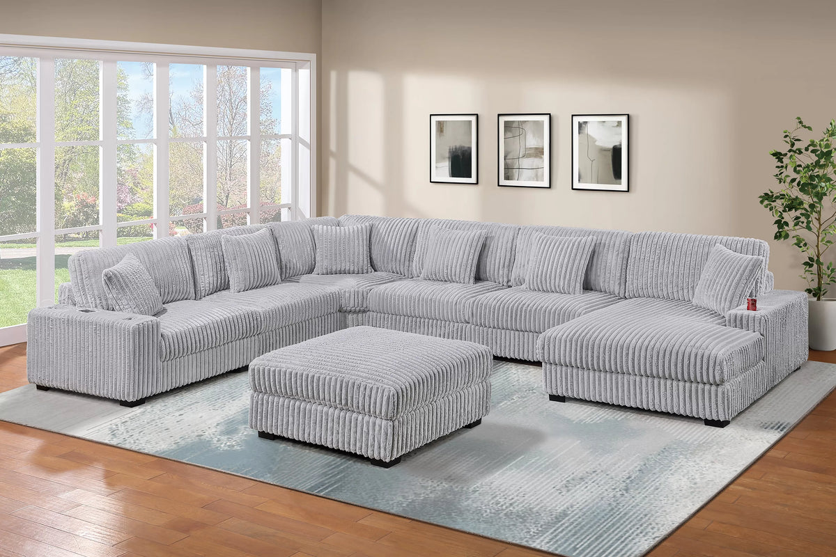 6 to 7-Pieces XL Modular Sectional Sofa Set