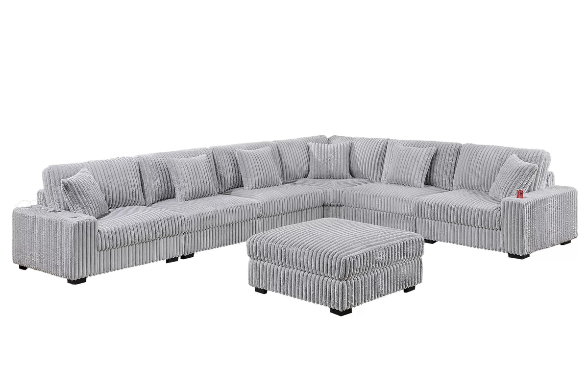 6 to 7-Pieces XL Modular Sectional Sofa Set