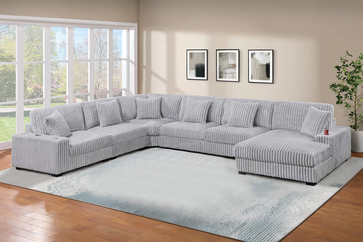 6 to 7-Pieces XL Modular Sectional Sofa Set