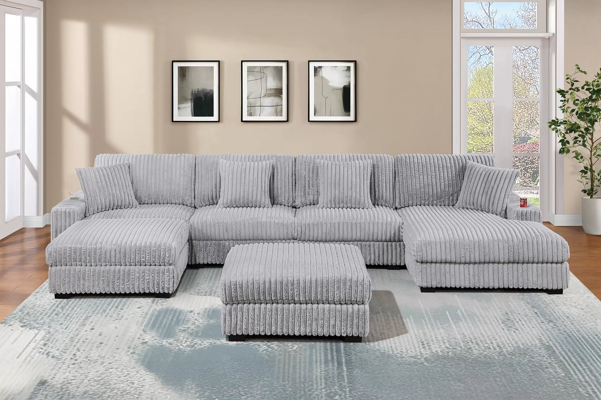 6 to 7-Pieces XL Modular Sectional Sofa Set