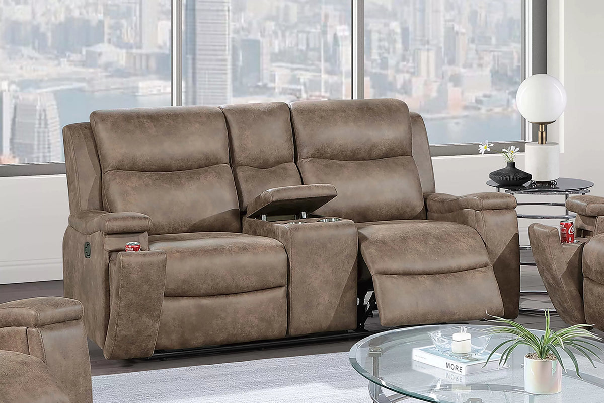 Manual Mechanism Reclining Loveseat