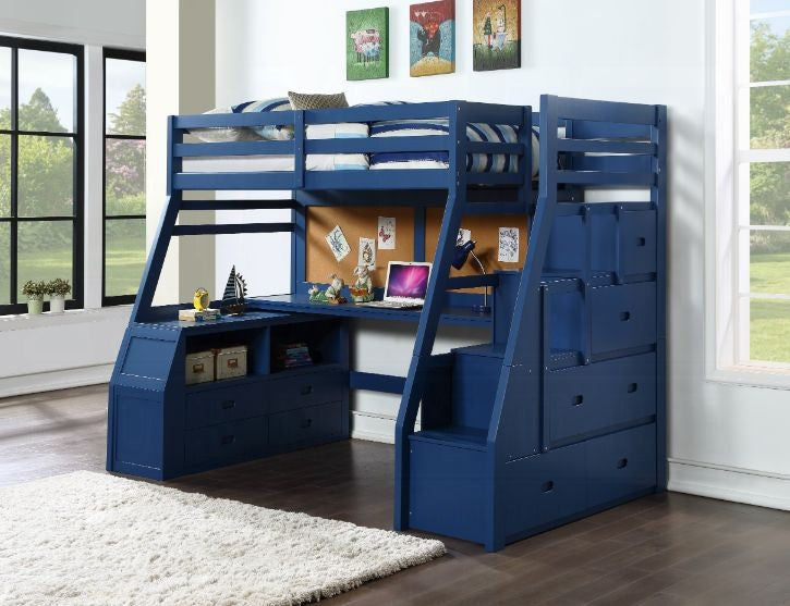 Jason Twin/Full Bunk Bed W/Trundle & Storage
