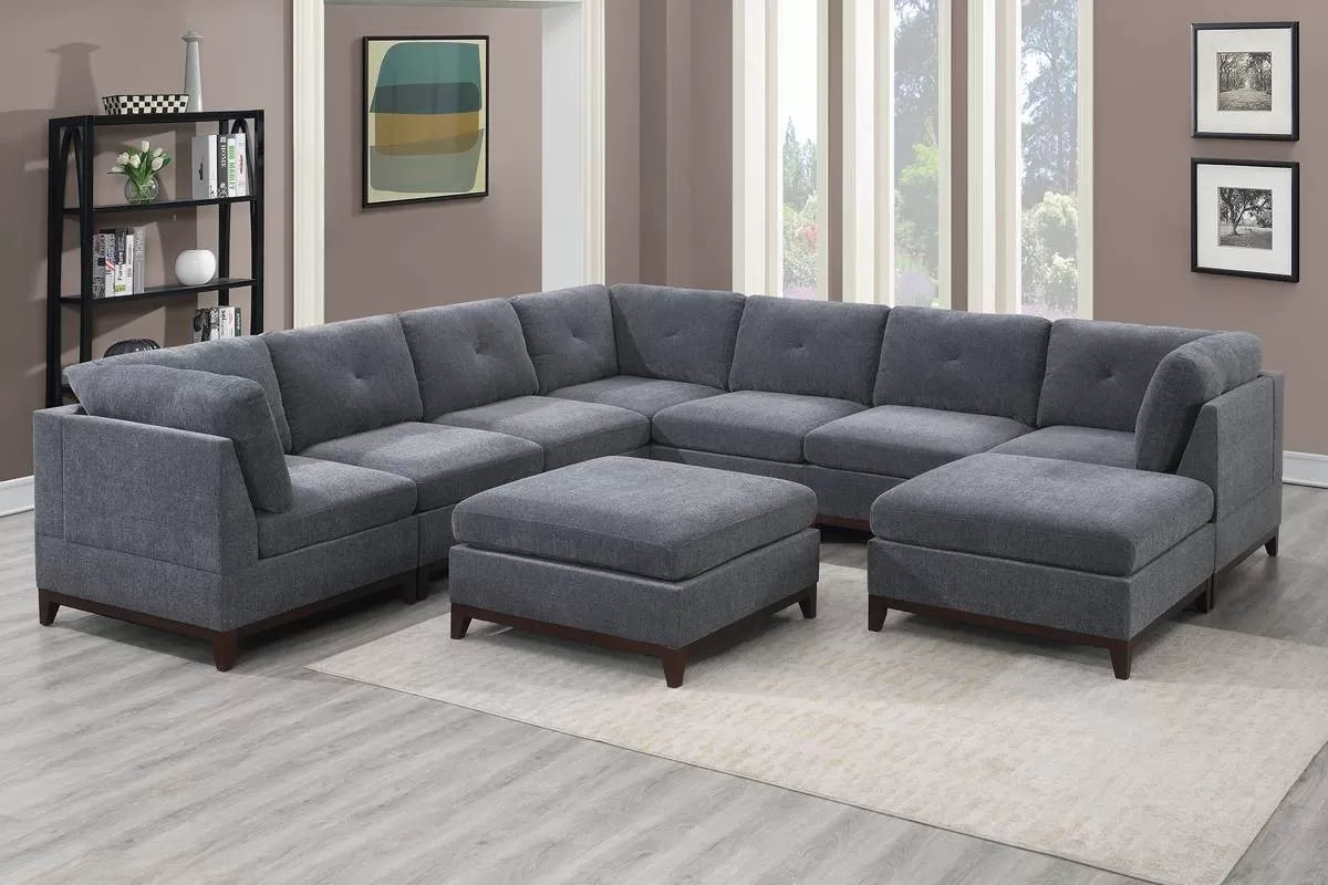 6 to 9-Pieces Modular Sectional Sofa Set