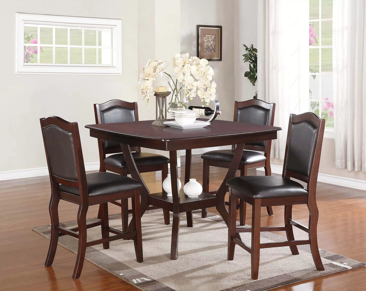 4-Seats Counter Height Dining Set