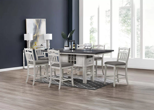 6-Seats Counter Height Dining Set