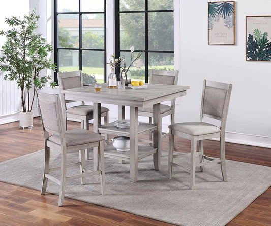 4-Seats Counter Height Dining Set