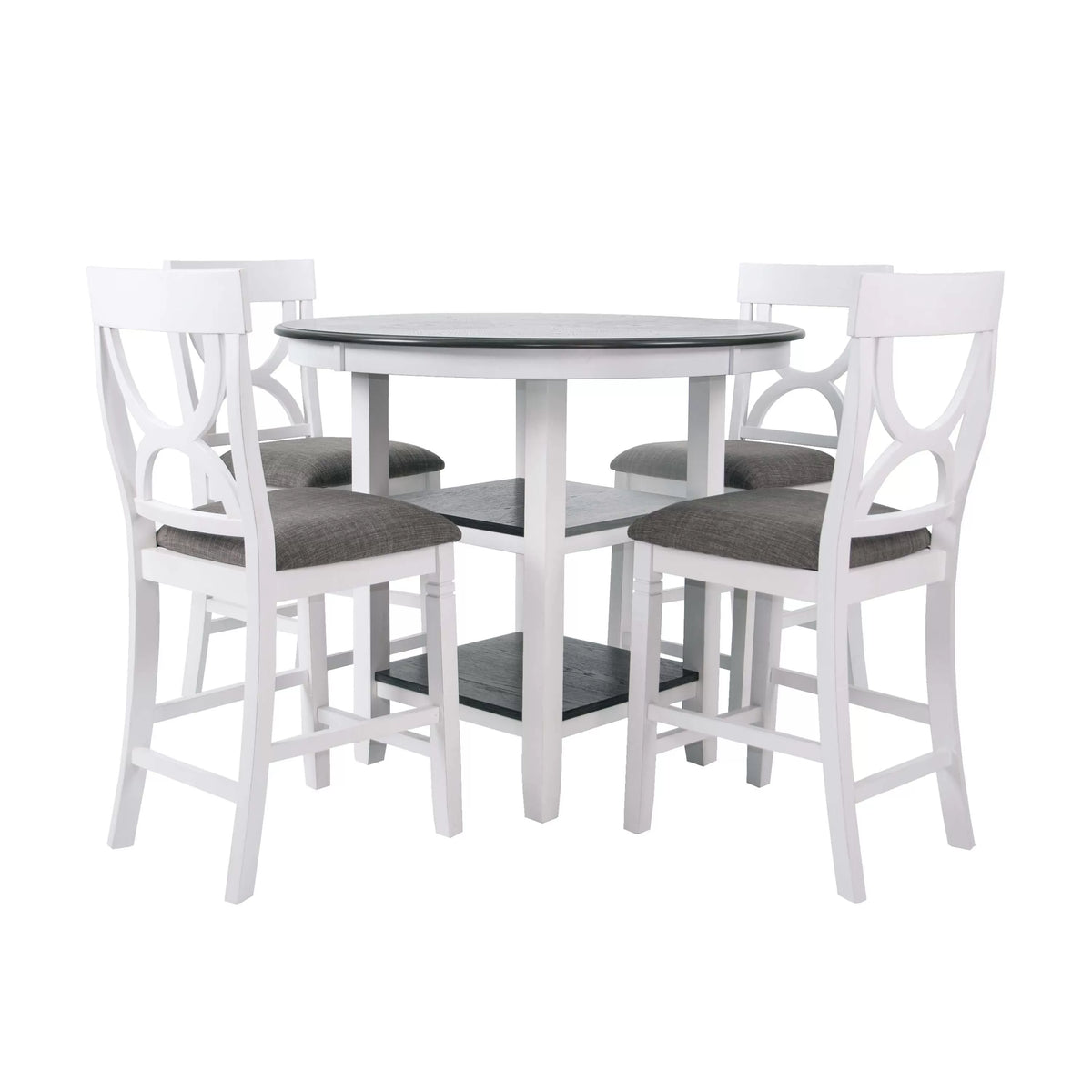 4-Seats Counter Height Dining Set