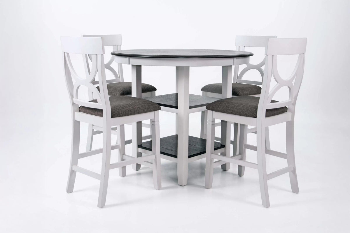 4-Seats Counter Height Dining Set