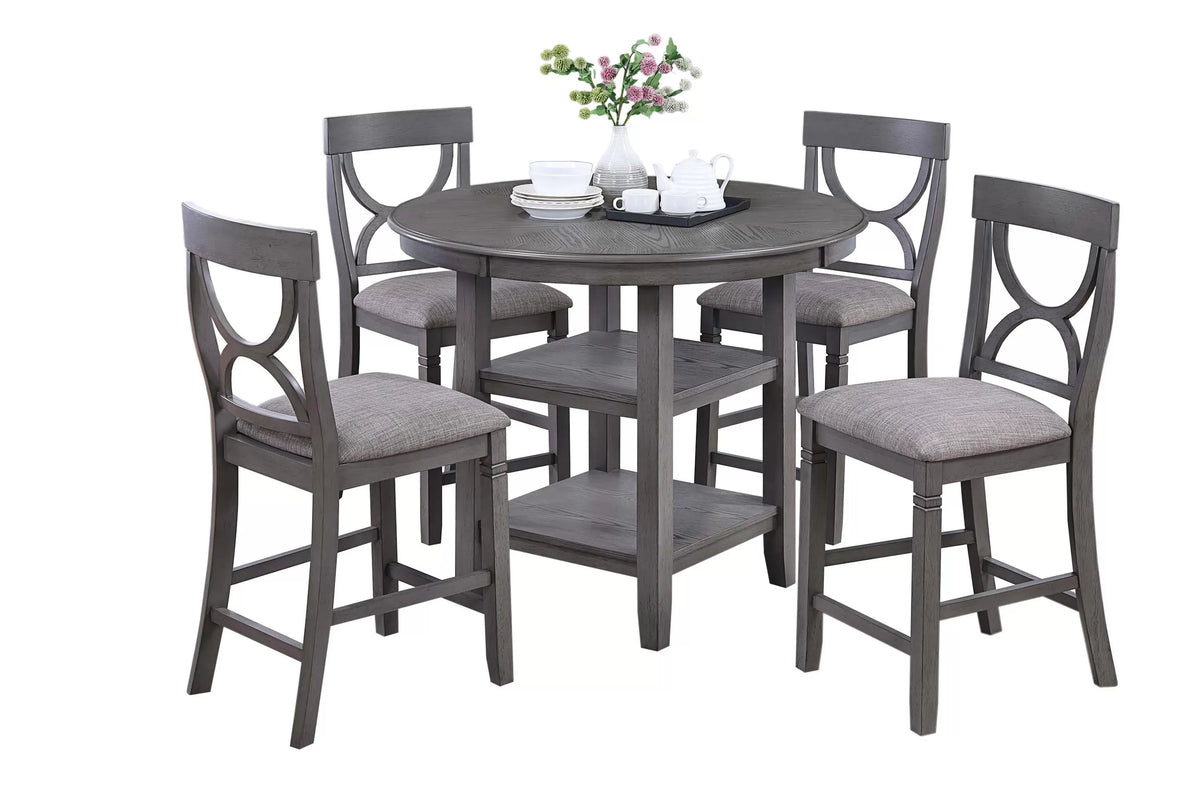 4-Seats Counter Height Dining Set