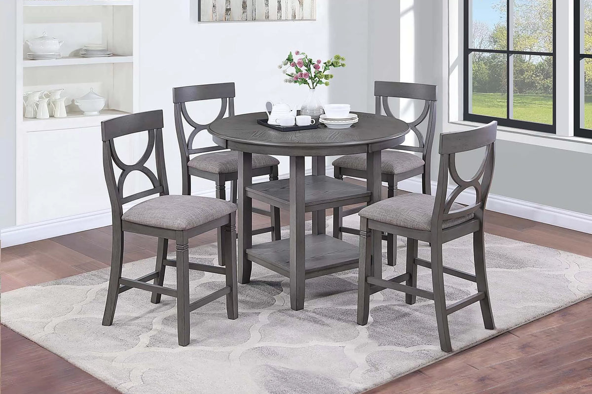 4-Seats Counter Height Dining Set