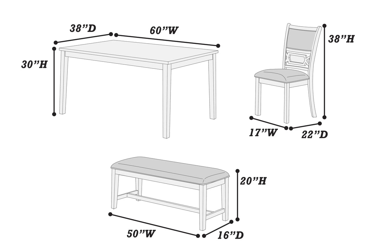 6-Seats Dining Set