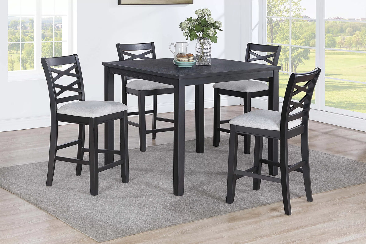 4-Seats Counter Height Dining Set