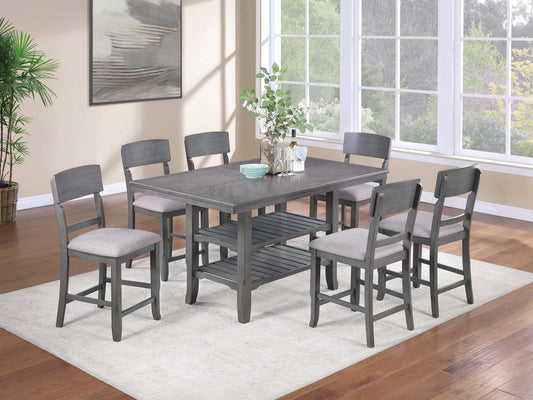 6-Seats Counter Height Dining Set