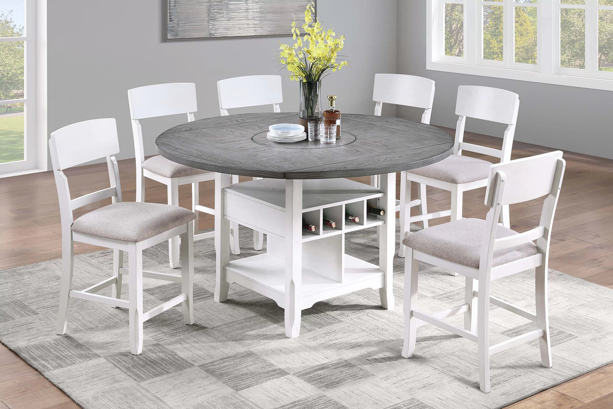6-Seats Counter Height Dining Set