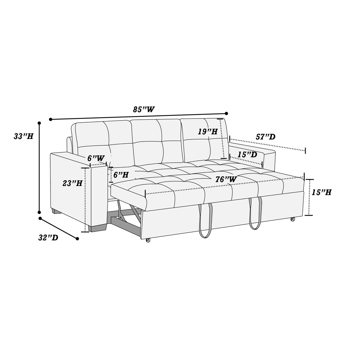 Convertible Sofa