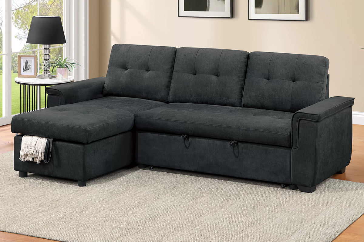 2-Pieces Reversible Convertible Sectional Sofa