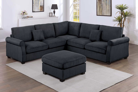 4-Pieces Sectional Sofa Set
