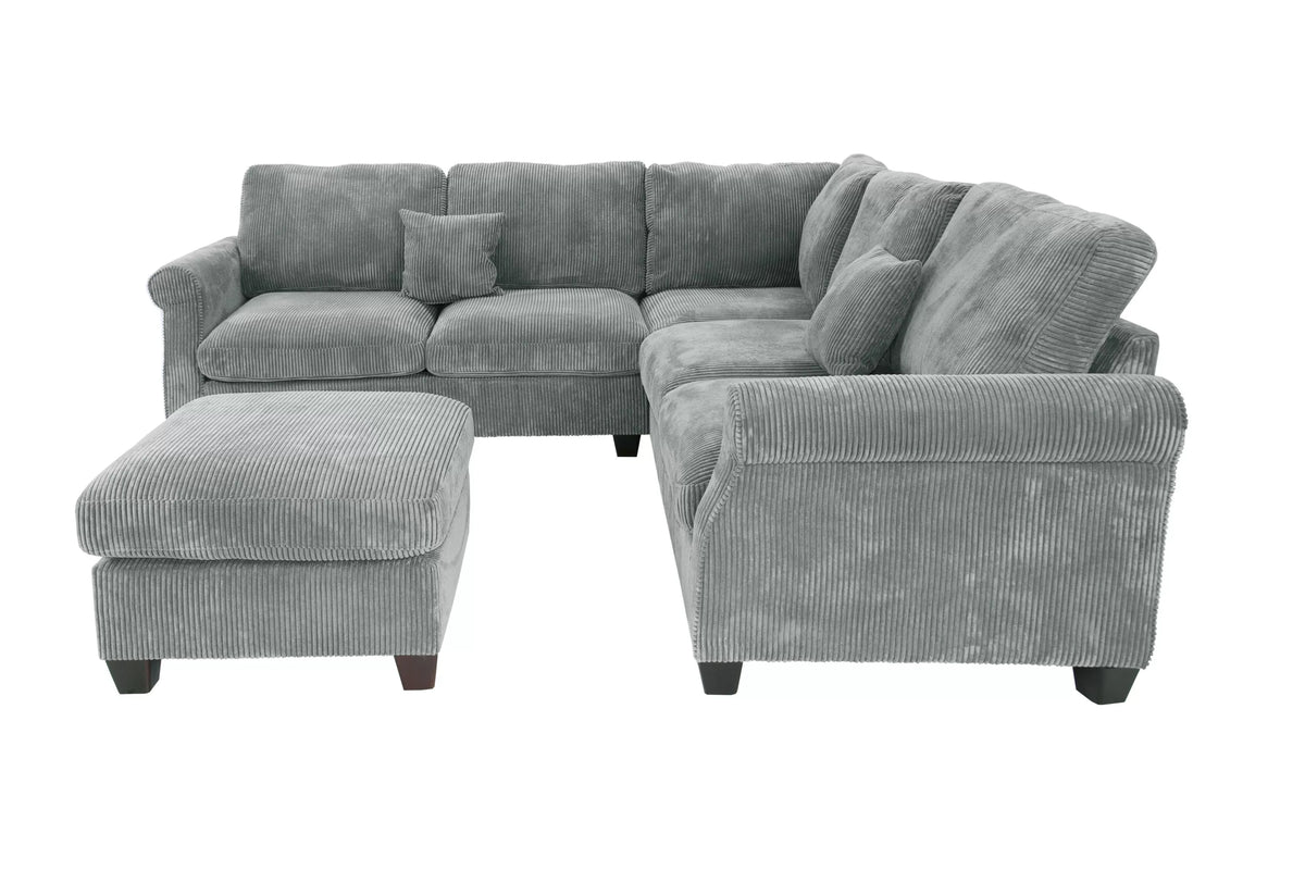 4-Pieces Sectional Sofa Set