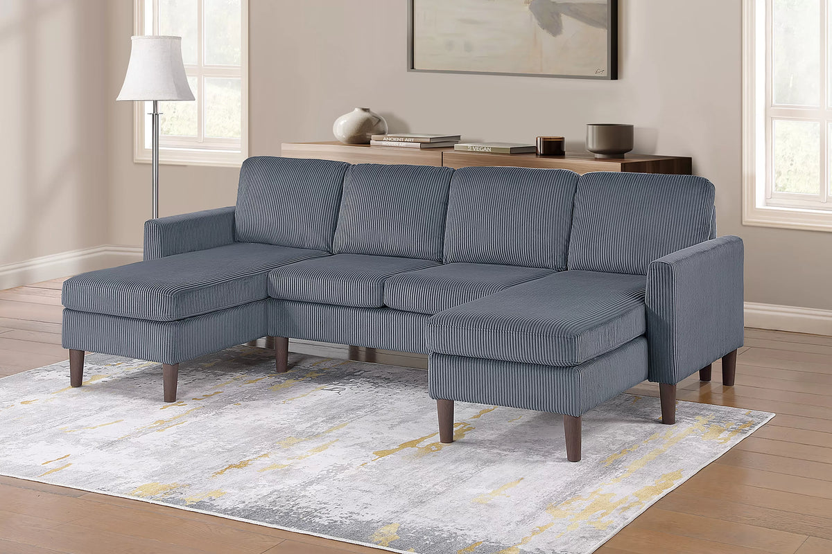 3-Pieces All-In-One Sectional Sofa