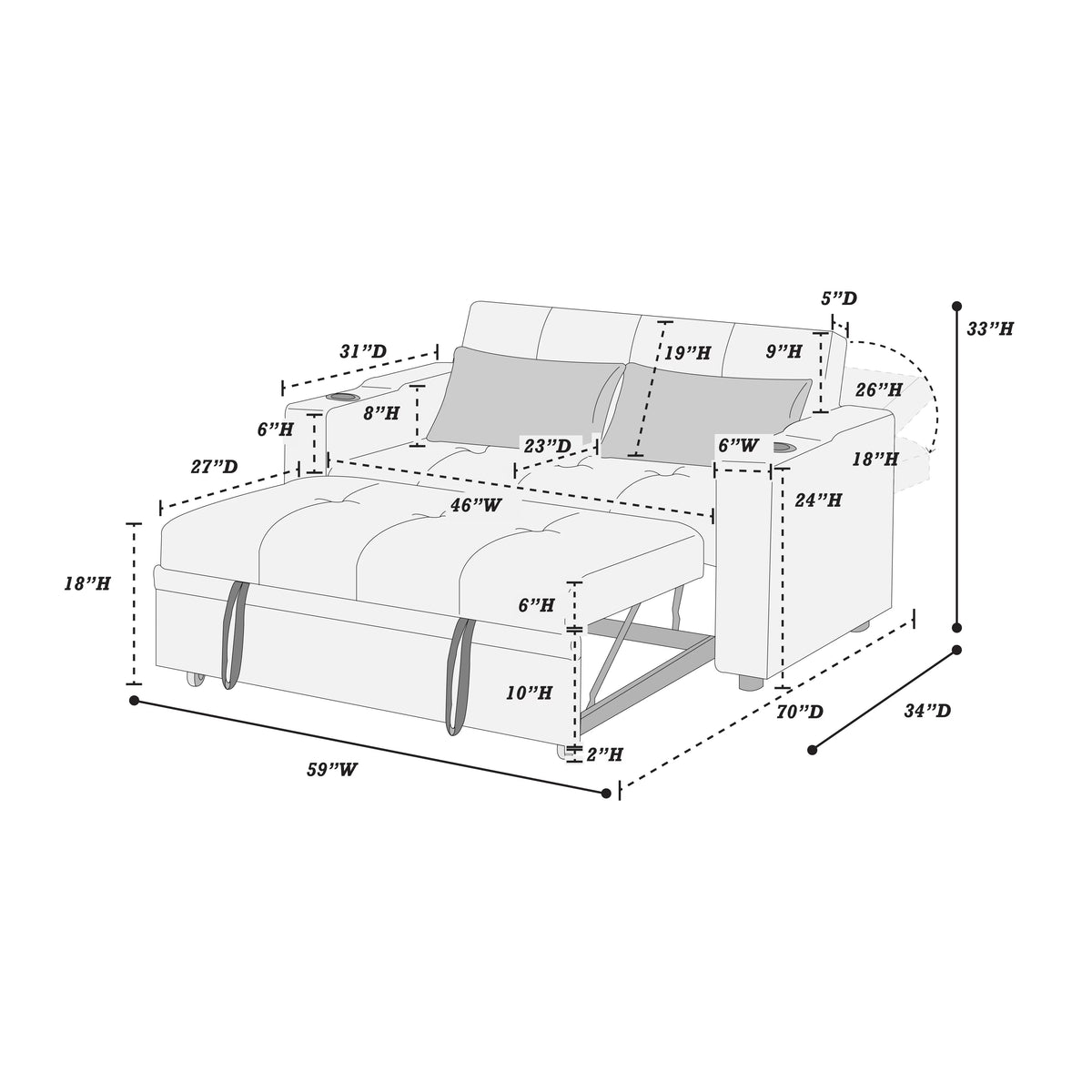Convertible Sofa