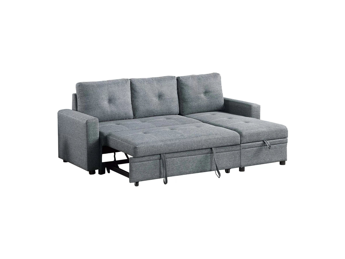 2-Pieces Reversible Convertible Sectional Sofa