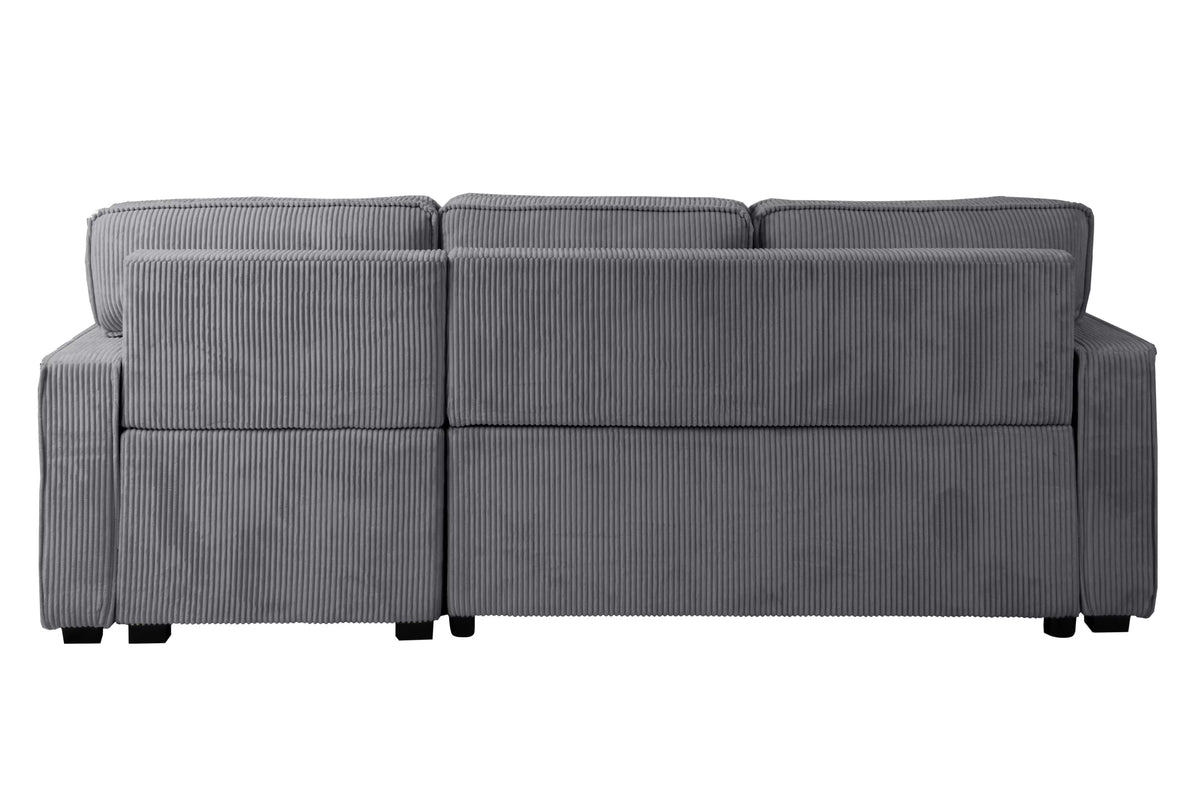 2-Pieces Reversible Convertible Sectional Sofa