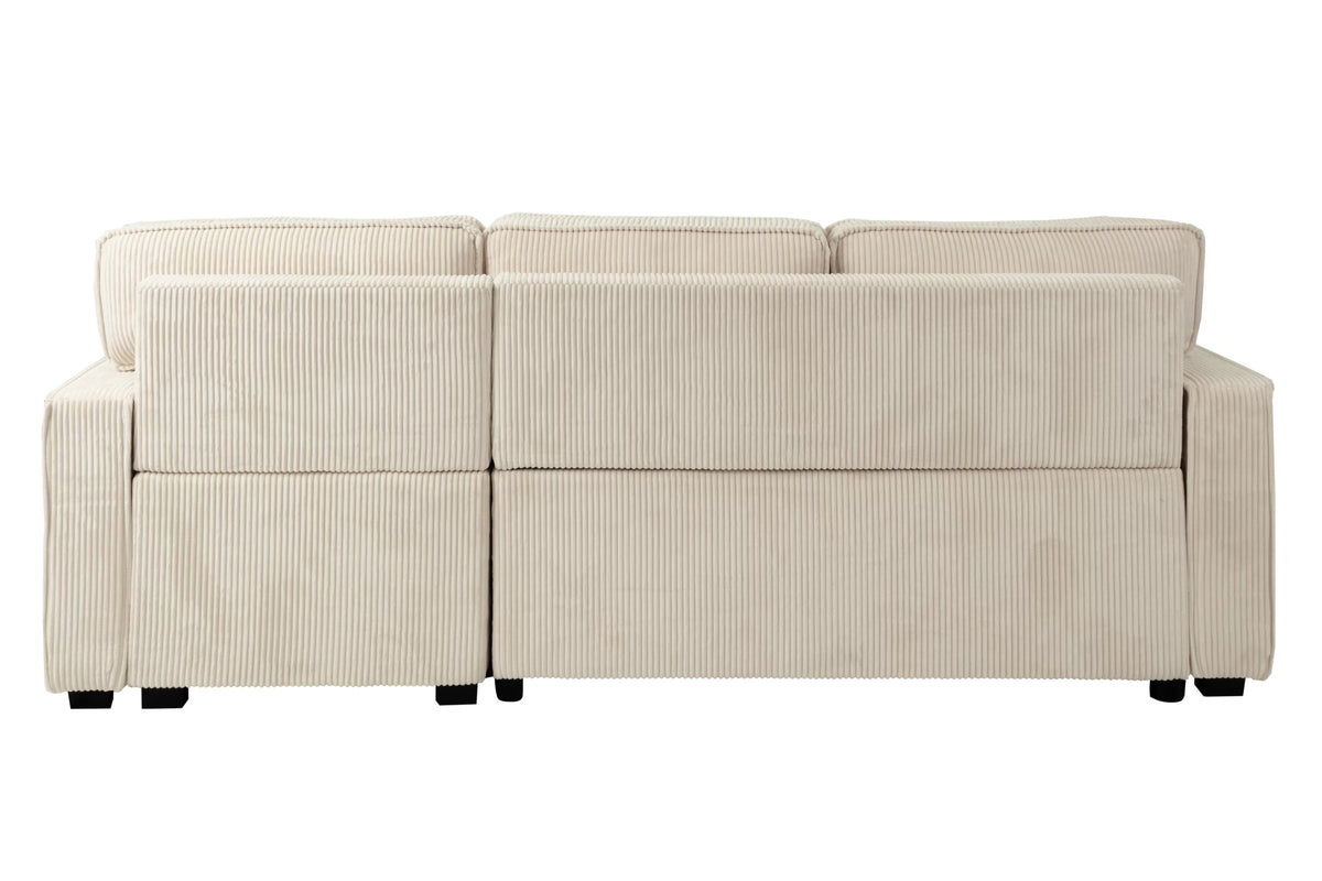 2-Pieces Reversible Convertible Sectional Sofa