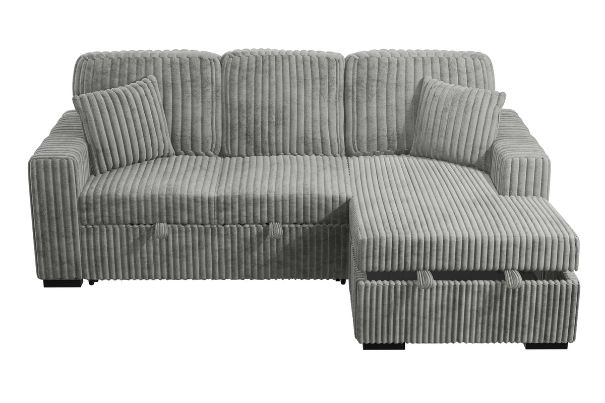 2-Pieces Convertible Sectional Sofa