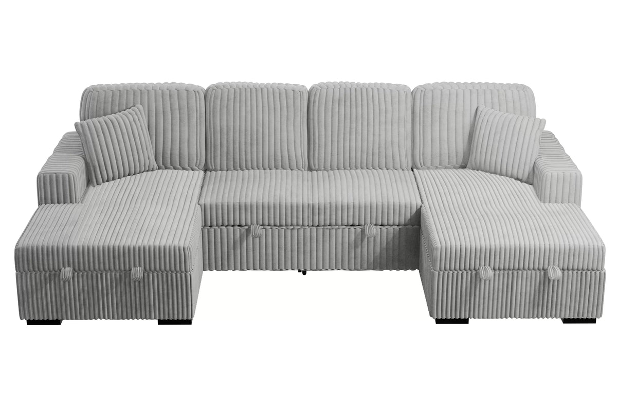 3-Pieces Convertible Sectional Sofa