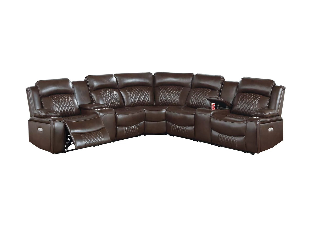 Power Mechanism Reclining Sectional Sofa