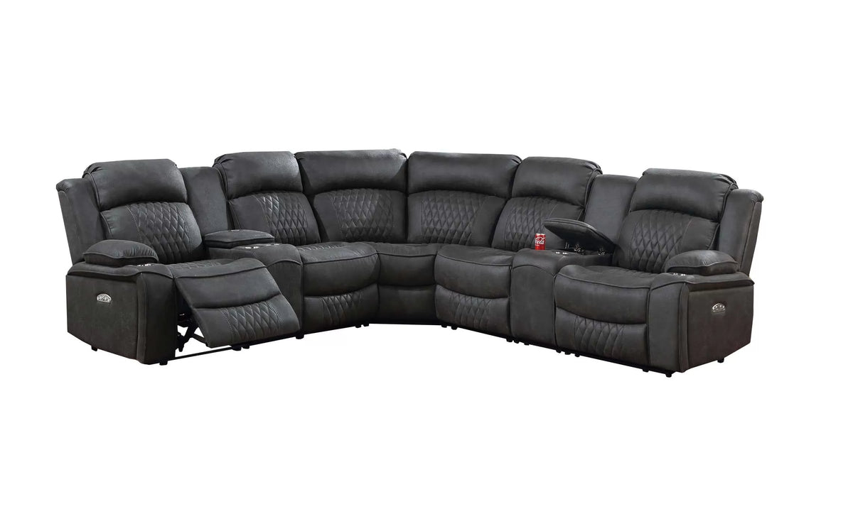 Power Mechanism Reclining Sectional Sofa