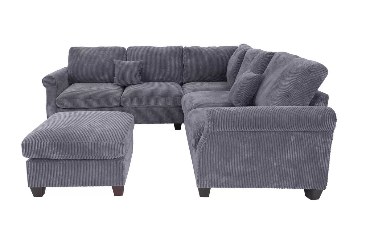 4-Pieces Sectional Sofa Set