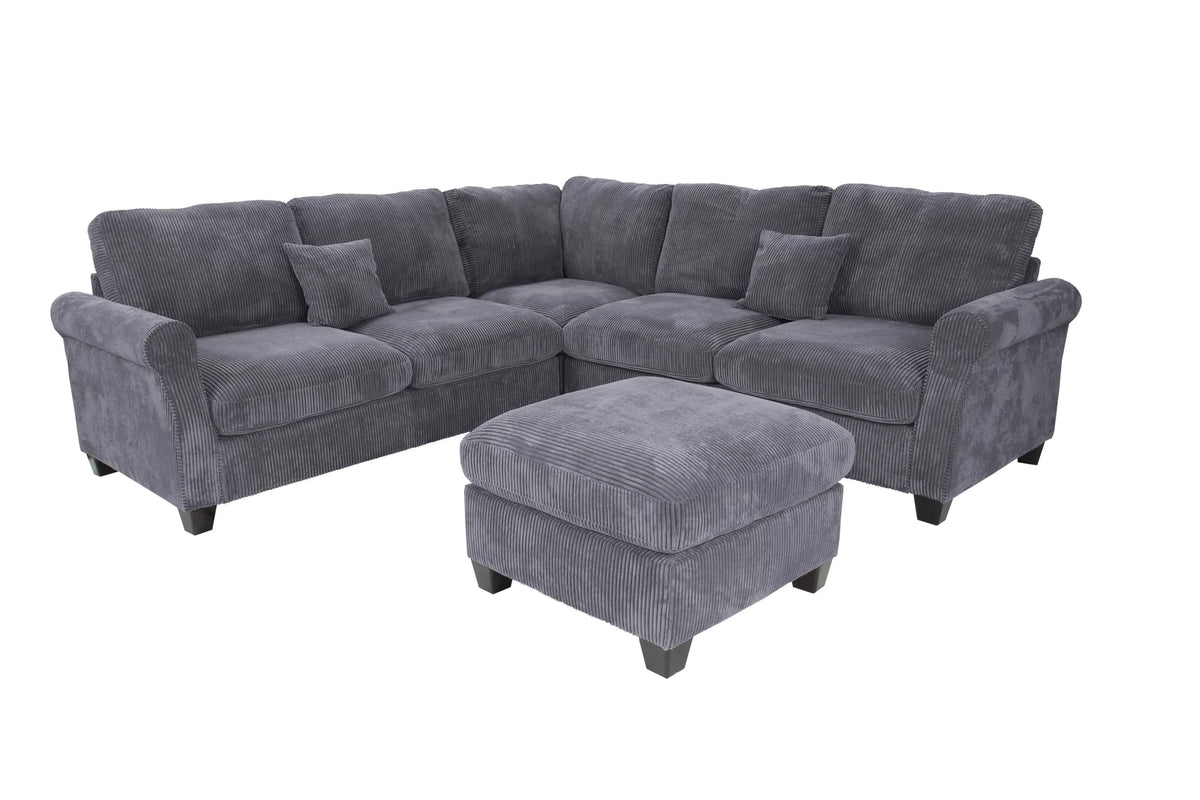 4-Pieces Sectional Sofa Set