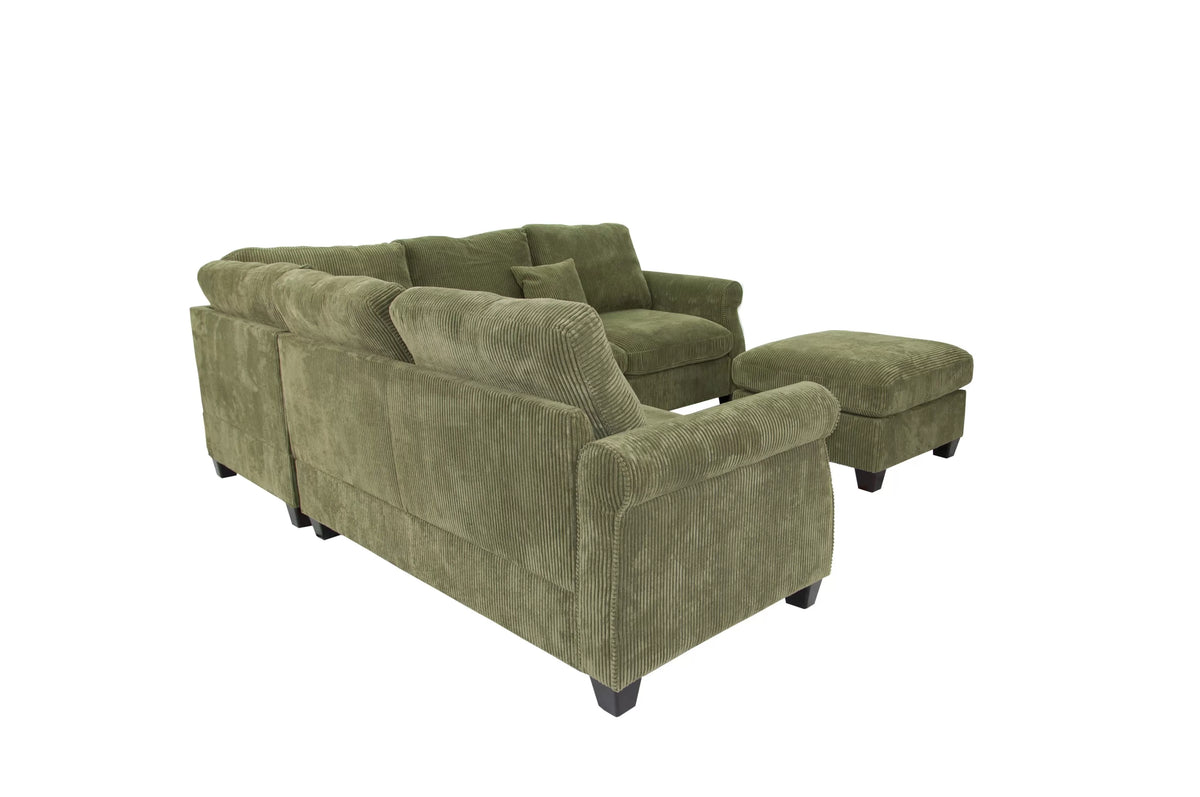 4-Pieces Sectional Sofa Set