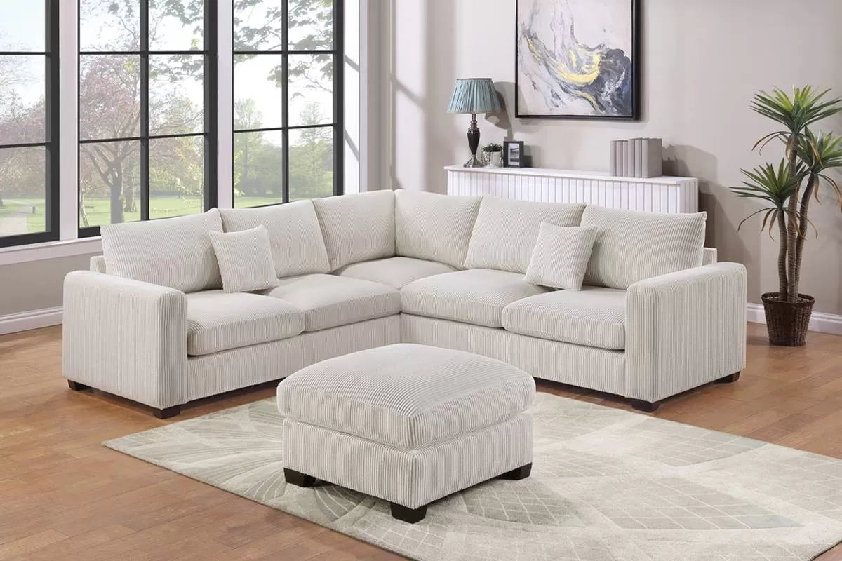 4-Pieces Sectional Sofa Set