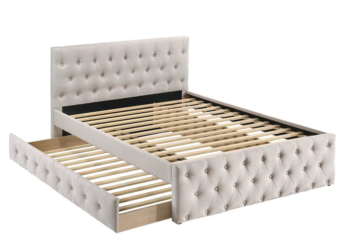 Twin/Full Size Bed With Trundle