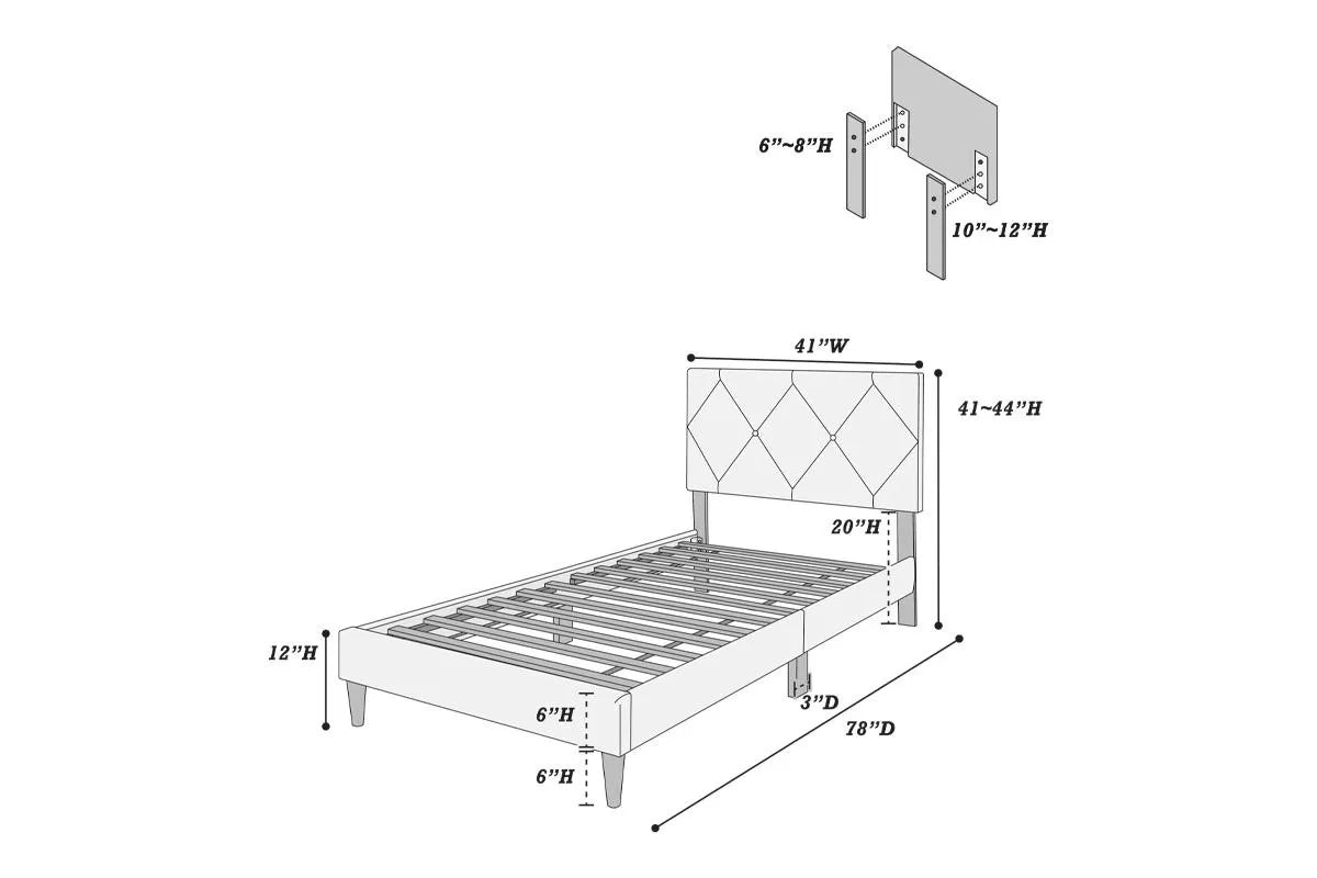 Twin/Full Size Bed