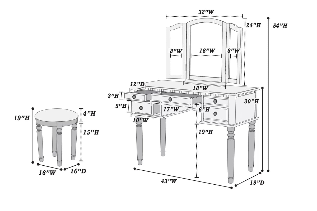 Vanity Set