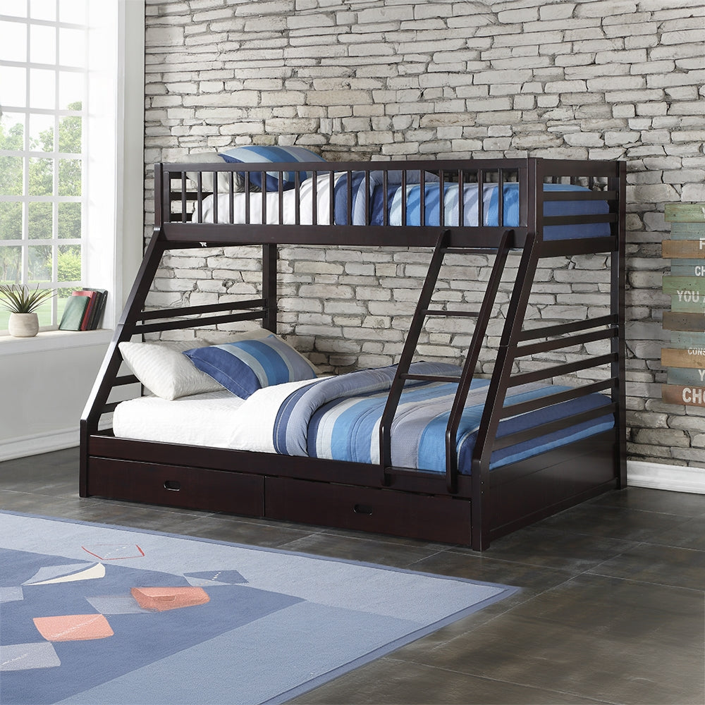 Jason Twin/Full Bunk Bed W/Trundle & Storage