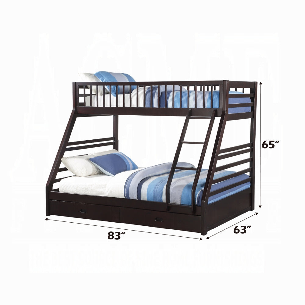 Jason Twin/Full Bunk Bed W/Trundle & Storage