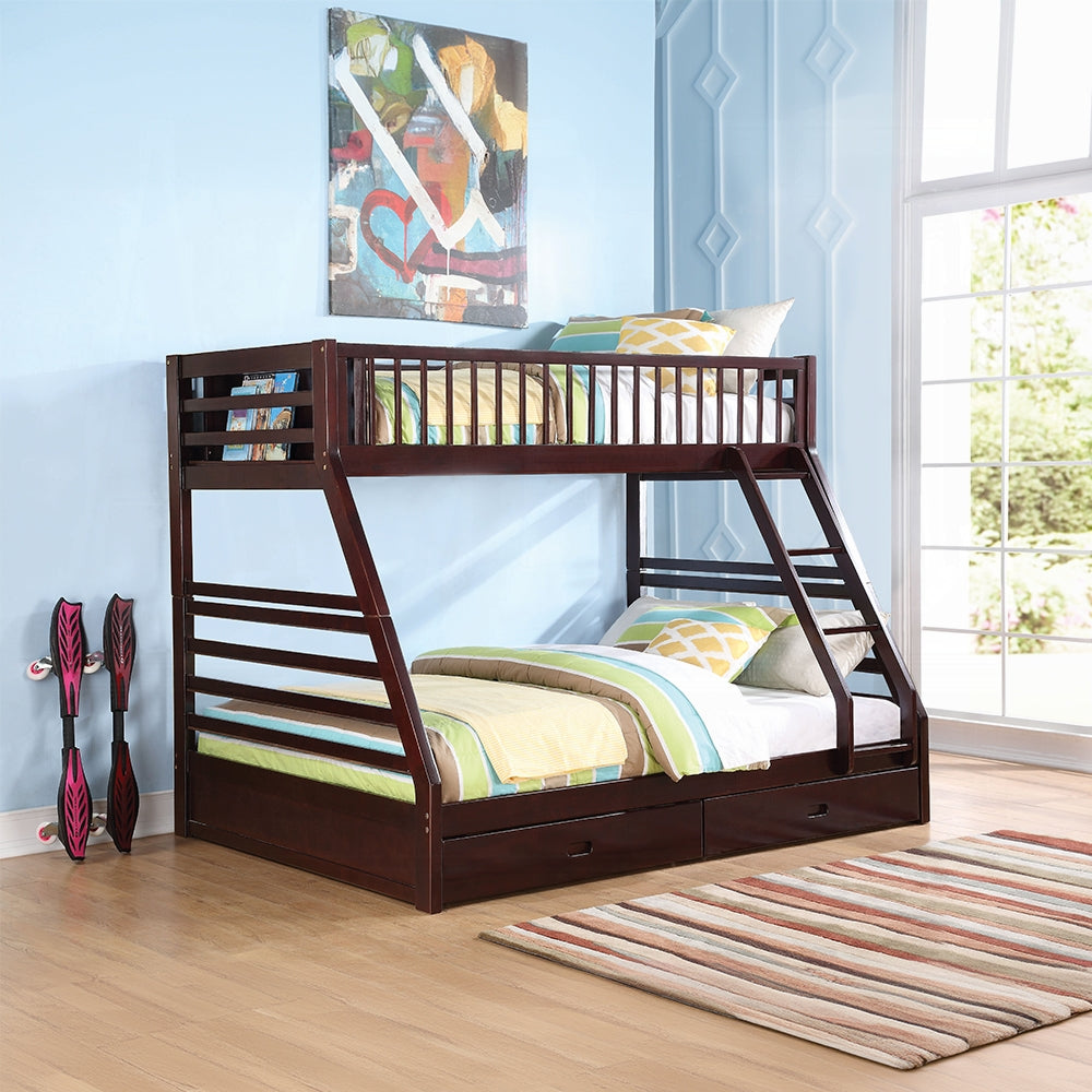 Jason Twin/Full Bunk Bed W/Trundle & Storage